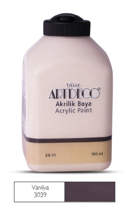 Artdeco Akrilik Boya, 500ml, Vanilya 3039 - 1