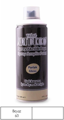 Artdeco Akrilik Sprey Boya, 400ml, Beyaz 060 - 1