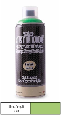 Artdeco Akrilik Sprey Boya, 400ml, Elma Yeşil 530 - 1