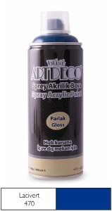 Artdeco Akrilik Sprey Boya, 400ml, Lacivert 470 - Artdeco