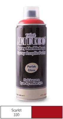 Artdeco Akrilik Sprey Boya, 400ml, Scarlet 330 - 1