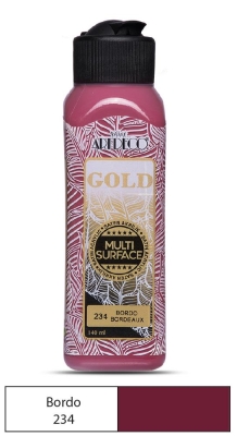 Artdeco Gold Multi-Surface Akrilik Boya, 140ml, Bordo 234 - 1