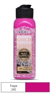 Artdeco Gold Multi-Surface Akrilik Boya, 140ml, Fuşya 242 - Artdeco