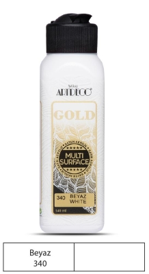 Artdeco Gold Multi-Surface Akrilik Boya, 140ml, Beyaz 340 - 1