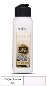 Artdeco Gold Multi-Surface Akrilik Boya, 140ml, Düğün Pastası 325 - Artdeco