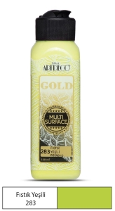 Artdeco Gold Multi-Surface Akrilik Boya, 140ml, Fıstık Yeşili 283 - Artdeco