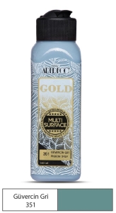 Artdeco Gold Multi-Surface Akrilik Boya, 140ml, Güvercin Gri 351 - Artdeco