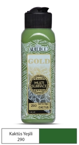 Artdeco Gold Multi-Surface Akrilik Boya, 140ml, Kaktüs Yeşili 290 - Artdeco