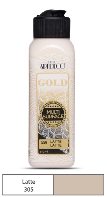 Artdeco Gold Multi-Surface Akrilik Boya, 140ml, Latte 305 - 1