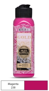Artdeco Gold Multi-Surface Akrilik Boya, 140ml, Magenta 238 - Artdeco
