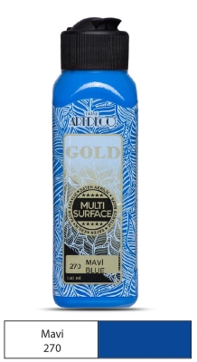 Artdeco Gold Multi-Surface Akrilik Boya, 140ml, Mavi 270 - 1