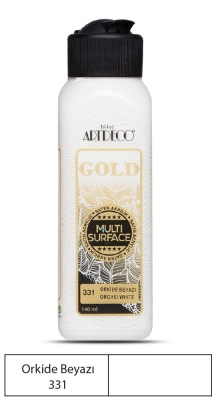 Artdeco Gold Akrilik Boya, 140ml, Orkide Beyazı 33 - 1