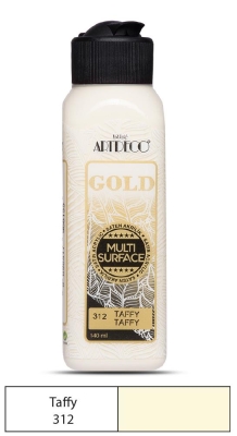Artdeco Gold Multi-Surface Akrilik Boya, 140ml, Taffy 312 - 1
