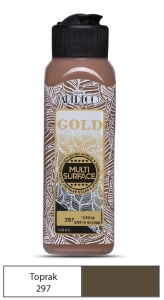 Artdeco Gold Multi-Surface Akrilik Boya, 140ml, Toprak 297 - Artdeco