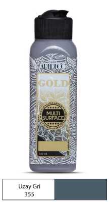 Artdeco Gold Multi-Surface Akrilik Boya, 140ml, Uzay Gri 355 - 1