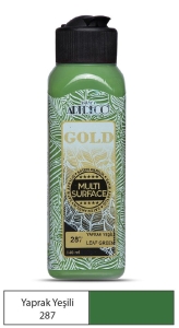 Artdeco Gold Multi-Surface Akrilik Boya, 140ml, Yaprak Yeşili 28 - Artdeco