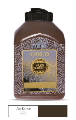 Artdeco Gold Multi-Surface Akrilik Boya, 500ml, Acı Kahve 293 - 1