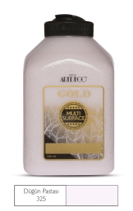 Artdeco Gold Multi-Surface Akrilik Boya, 500ml, Düğün Pastası 325 - Artdeco