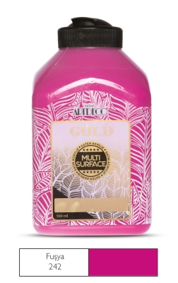 Artdeco Gold Multi-Surface Akrilik Boya, 500ml, Fuşya 242 - 1