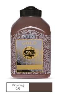 Artdeco Gold Multi-Surface Akrilik Boya, 500ml, Kahverengi 295 - Artdeco