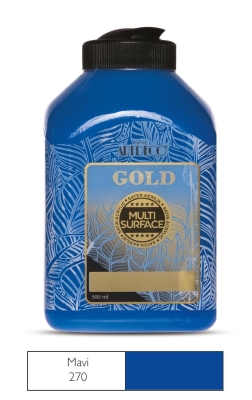 Artdeco Gold Multi-Surface Akrilik Boya, 500ml, Mavi 270 - 1