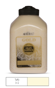 Artdeco Gold Multi-Surface Akrilik Boya, 500ml, Taffy 312 - Artdeco