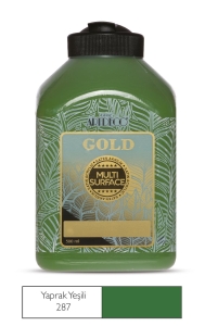 Artdeco Gold Multi-Surface Akrilik Boya, 500ml, Yaprak Yeşili 287 - Artdeco