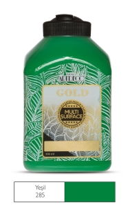 Artdeco Gold Multi-Surface Akrilik Boya, 500ml, Yeşil 285 - Artdeco