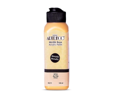 Artdeco Metalik Akrilik Boya, 140 ml, Altın 3721 - 1