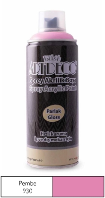 Artdeco Neon Akrilik Sprey Boya, 400ml, Neon Pembe 930 - 1