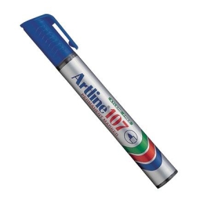 Artline 107 Kalıcı Boya Kalemi, Mavi - 1