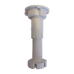 Ayarlı Plastik Baza Ayağı, 10-15 cm, Beyaz - Proto