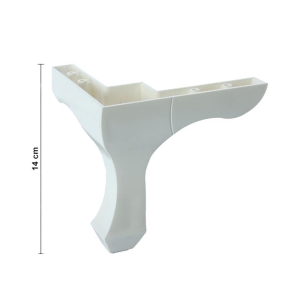 AYD A1532-1 Lükens Ayak 14 cm, Beyaz - Ayder