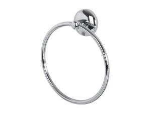 Dekor Ezgi Krom Yuvarlak Havluluk - Dekor Banyo