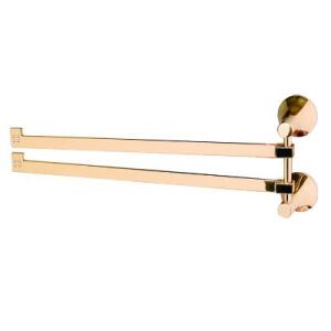 Dekor Golden Cristal İkili Döner Havluluk - Dekor Banyo