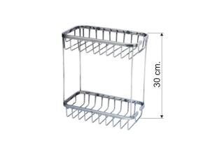 Dekor İkili Süngerlik, Şampuanlık - Dekor Banyo