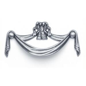 HANDSTYLE 132 Antik Gümüş Kulp, 64 mm - Hand Style