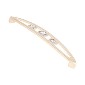 HANDSTYLE 284 Kulp 160 mm, Altın Taşlı - Hand Style