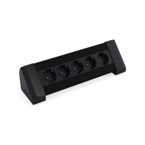 Ksi Design 10 Modüllü Priz Kutusu, B110SSS, Siyah - Ksi Design