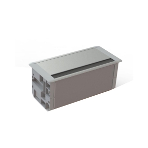 Ksi Design 14 Modüllü Priz Kutusu, A314 S, Eloksal - Ksi Design