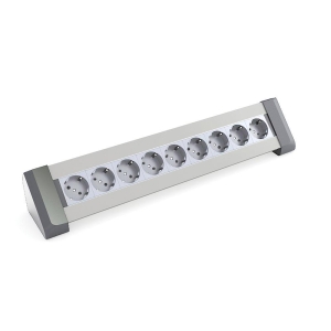 Ksi Design 18 Modüllü Priz Kutusu, B118SEG, Eloksal Gri - Ksi Design