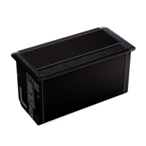 Ksi Design 6 Modüllü Priz Kutusu, A106S, Siyah - 