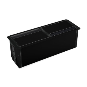 Ksi Design 8 Modüllü Priz Kutusu, A208S, Siyah - Ksi Design