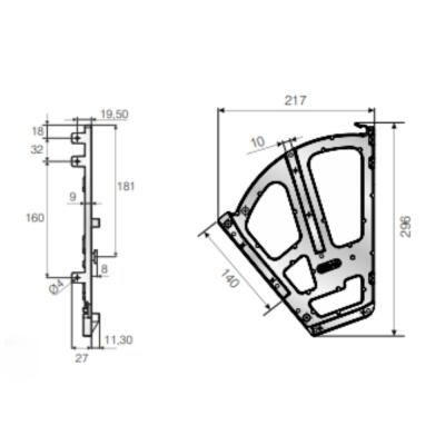 Mesan İkili Plastik Ayakkabılık Beyaz - 2