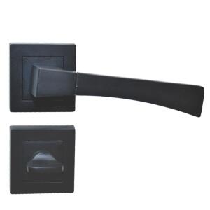 Nobel Viktorya Kare Rozetli WC, Mat Siyah - Nobel