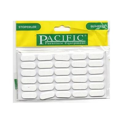 Pacific Yapışkanlı Eva Çarpma Önleyici, Beyaz, Tek plaka, PC 2871 WH - 1