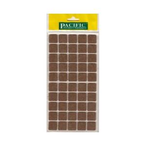 Pacific Yapışkanlı Kare Keçe 20x20 mm, Kahve, PC602002 - Pacific