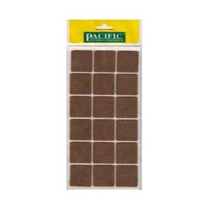 Pacific Yapışkanlı Kare Keçe, 30x30 mm, Kahve, PC603002 - Pacific