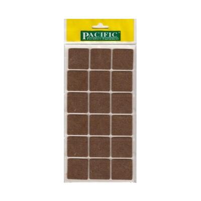 Pacific Yapışkanlı Kare Keçe, 30x30 mm, Kahve, PC603002 - 1