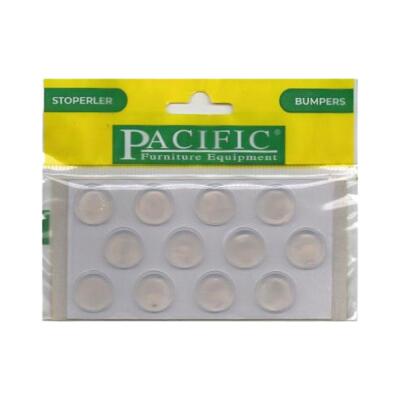 Pacific Yapışkanlı Silikon Cam Masa Altlıkları 18 mm, PC2860 - 1